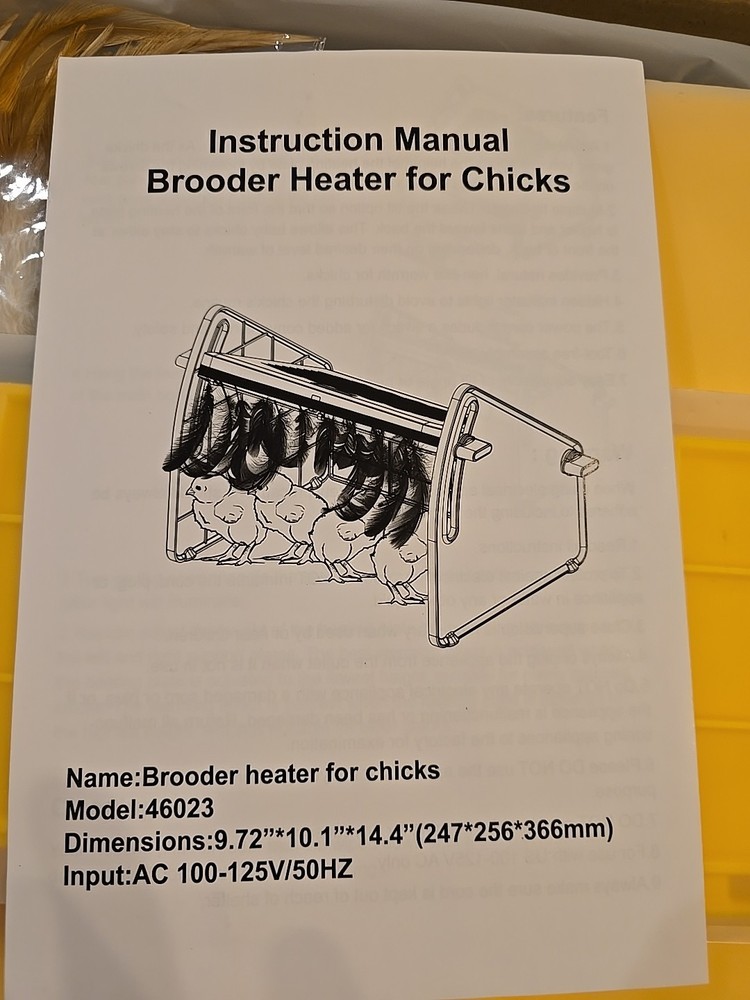 Bruder Heater For Chickens Model 46023