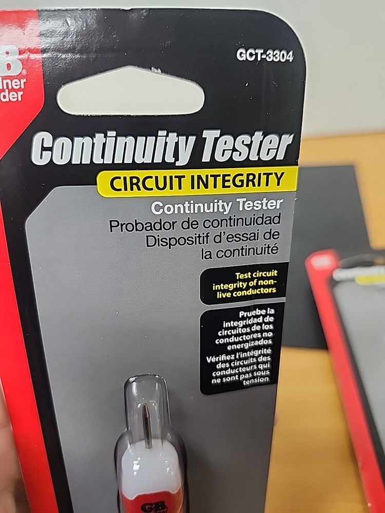 2 Pack Continuity Tester,No GCT-3304, Gardner Bender Inc