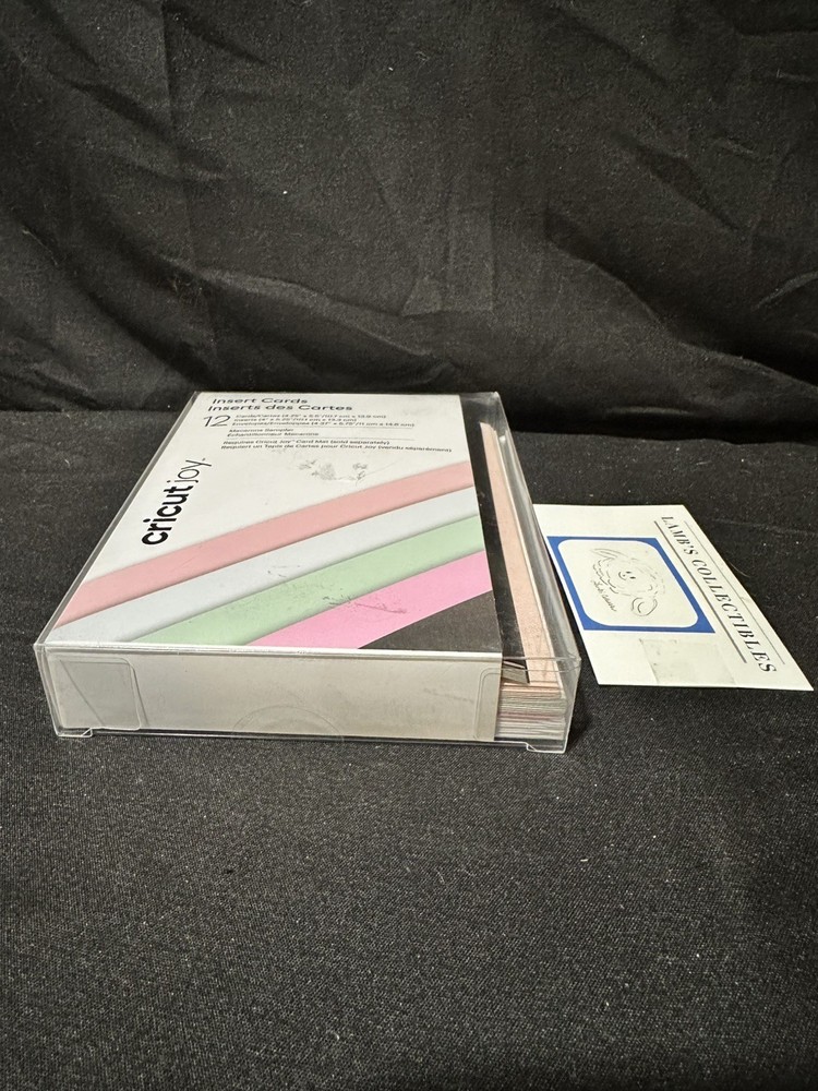 Cricut Joy Insert Cards Macaron Sampler 12-Pack – Pastel Colors & Envelopes
