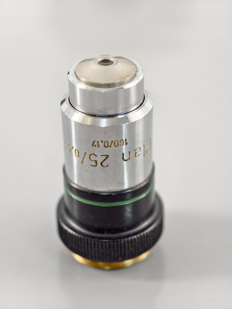 Carl Zeiss Microscope Objective Plan 25x  0.45  160mm 0.17