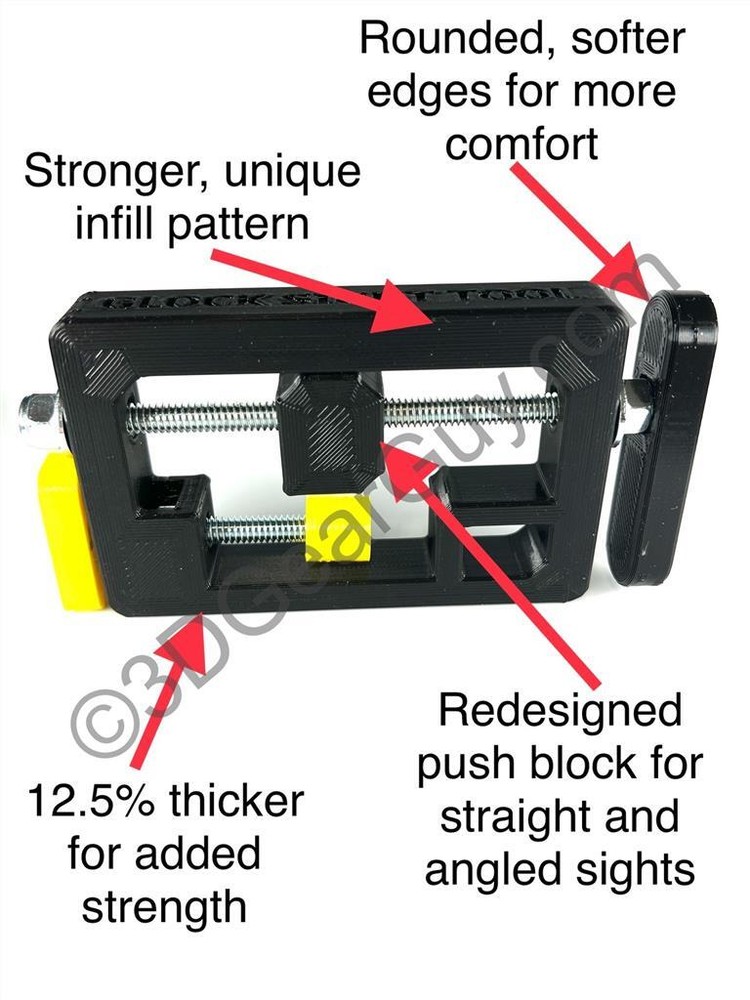 DIY Rear Sight Installation & Removal Pusher Press Tool For All Glocks