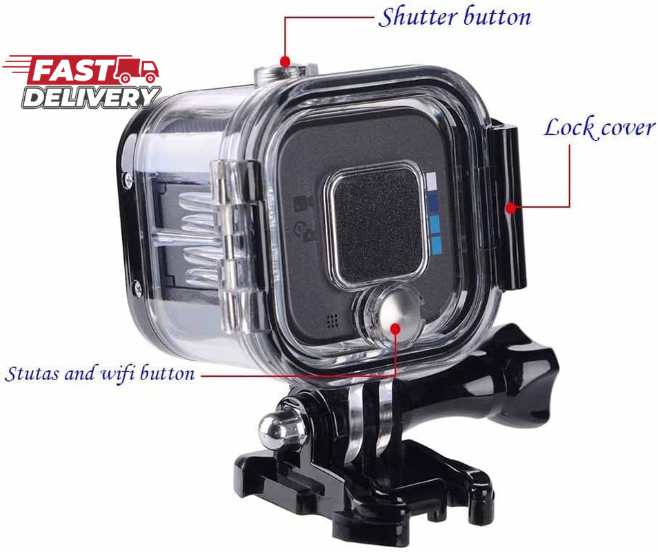Suptig Replacement Waterproof Case Protective Housing for Gopro Session Hero 4Se