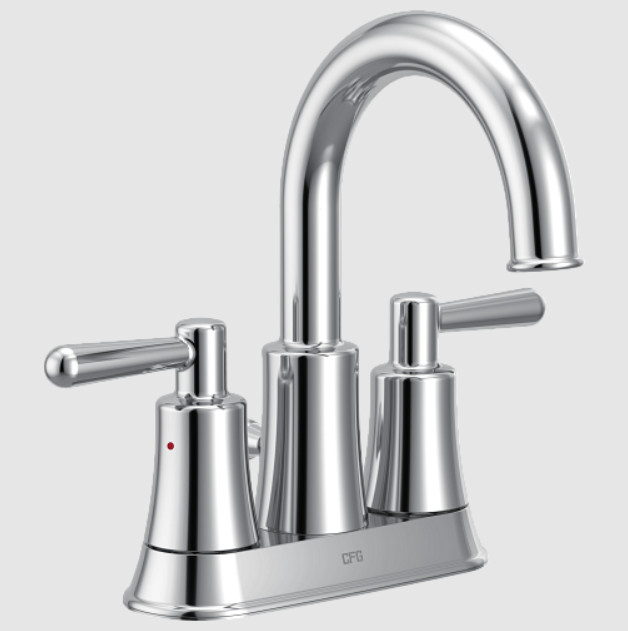 Moen 56911 Ember Chrome two-handle high arc bathroom faucet