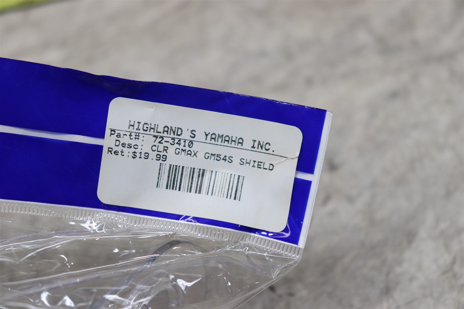 Gmax Gm54s Gm78s Single Lens Shield Replacement Visor 72-3410