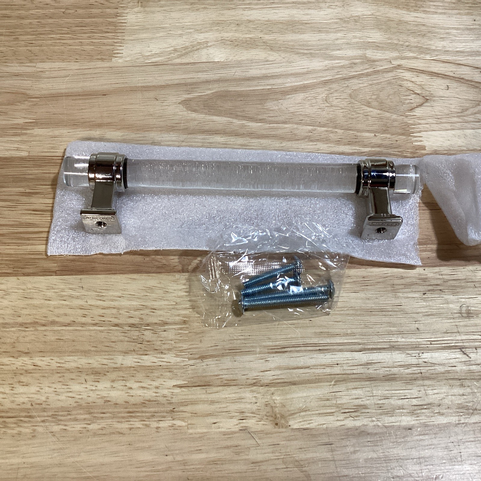 Amerock BP36655CPN Glacio 5-1/16" Center to Center Bar Cabinet Pull - Nickel