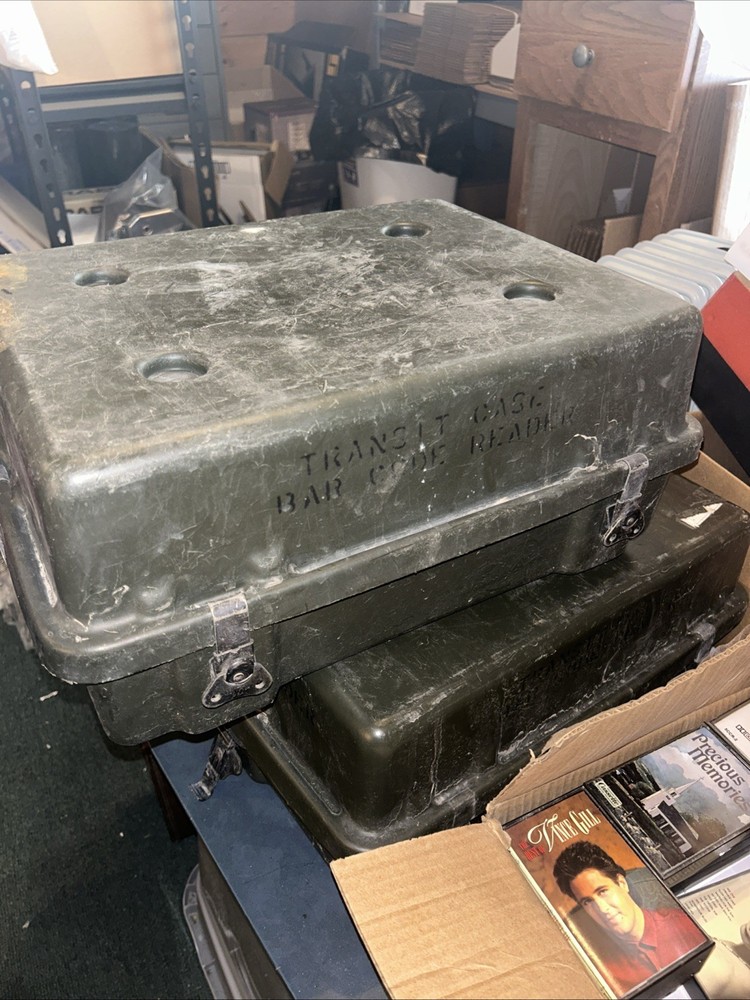 MSI Data Corp PDT-LS Portable Bar Code Reader LS 8100 In Case CY-8537/G Untested