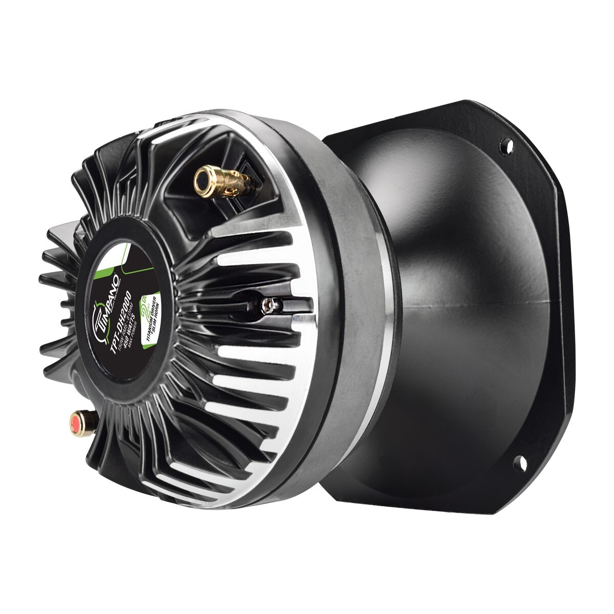 1x Timpano TPT-DH2000 SLIM 2" Compression Driver + Horn - Titanium 8 Ohms 450W