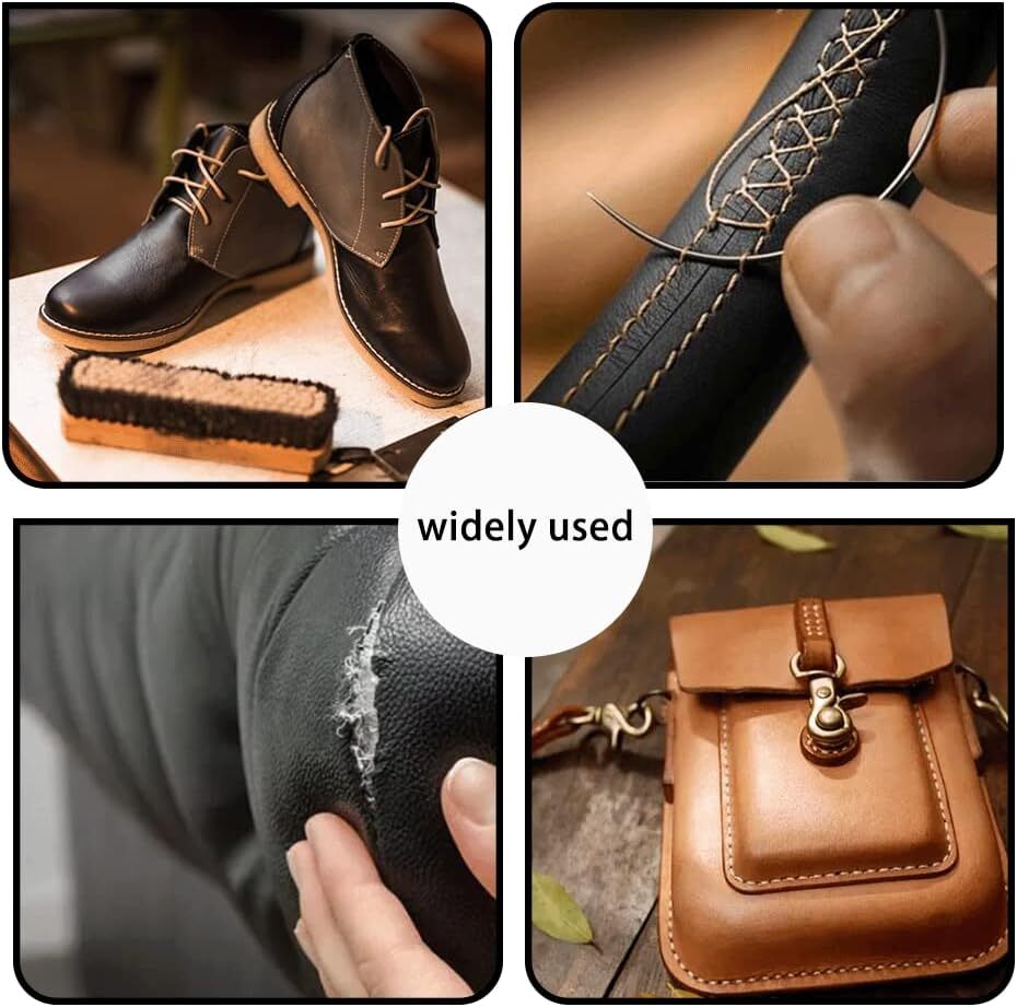 Upholstery Repair Sewing Kit Leather Hand Stitching Needles Thread Awl Tools