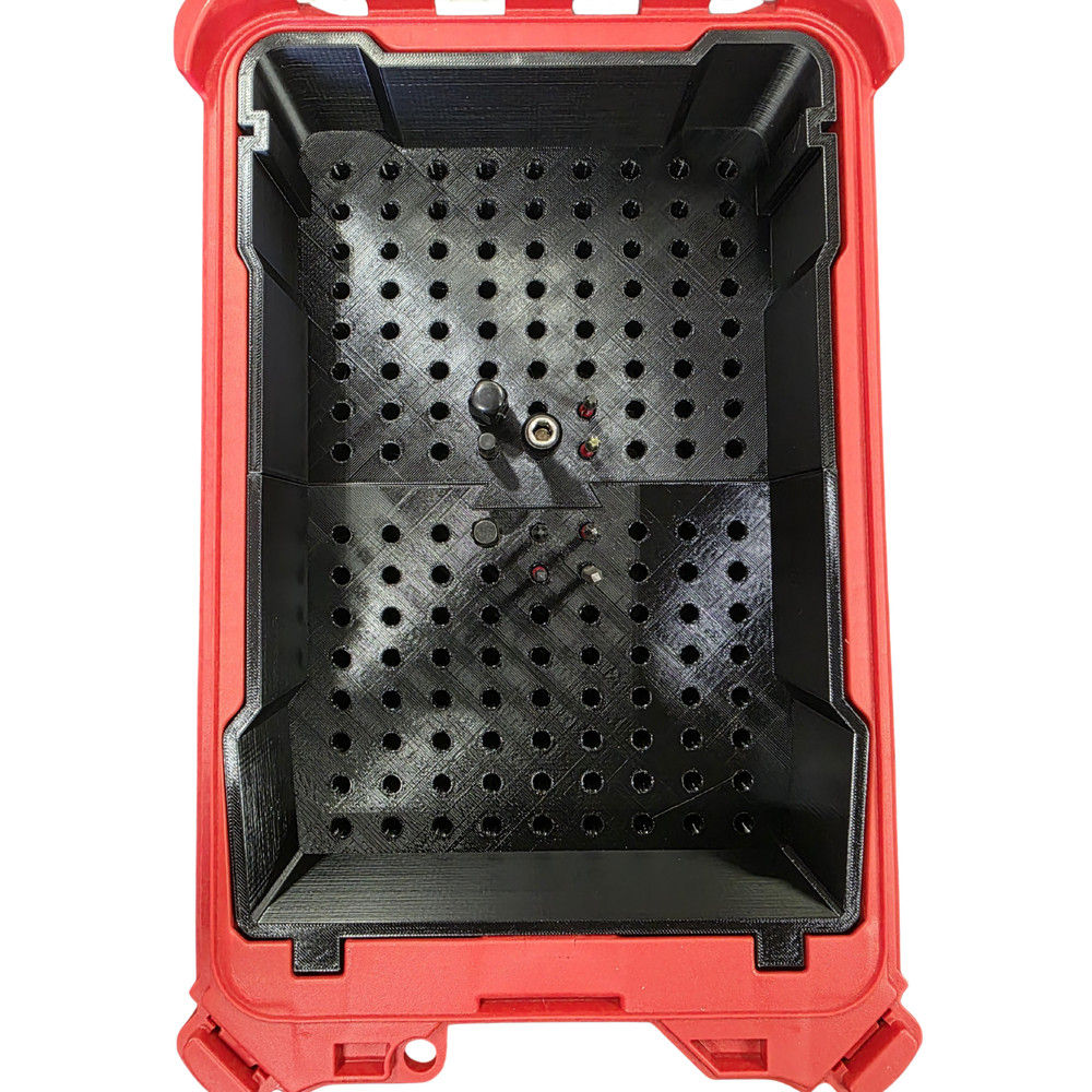 PACKOUT Bit Storage Insert (48-22-8435) – Bits + 1/4” Socket Driver Organiser |