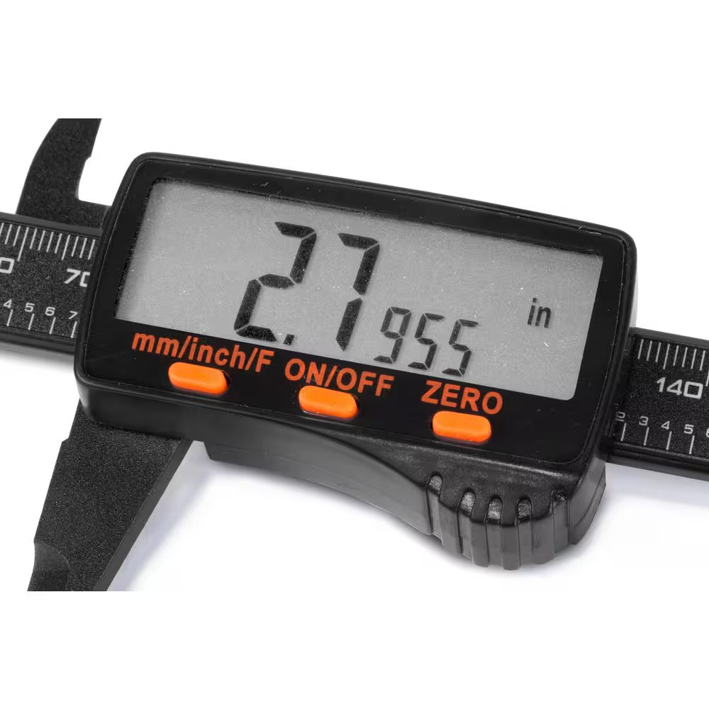 6.1 In. Electronic Digital Caliper with LCD Readout and Storage Case