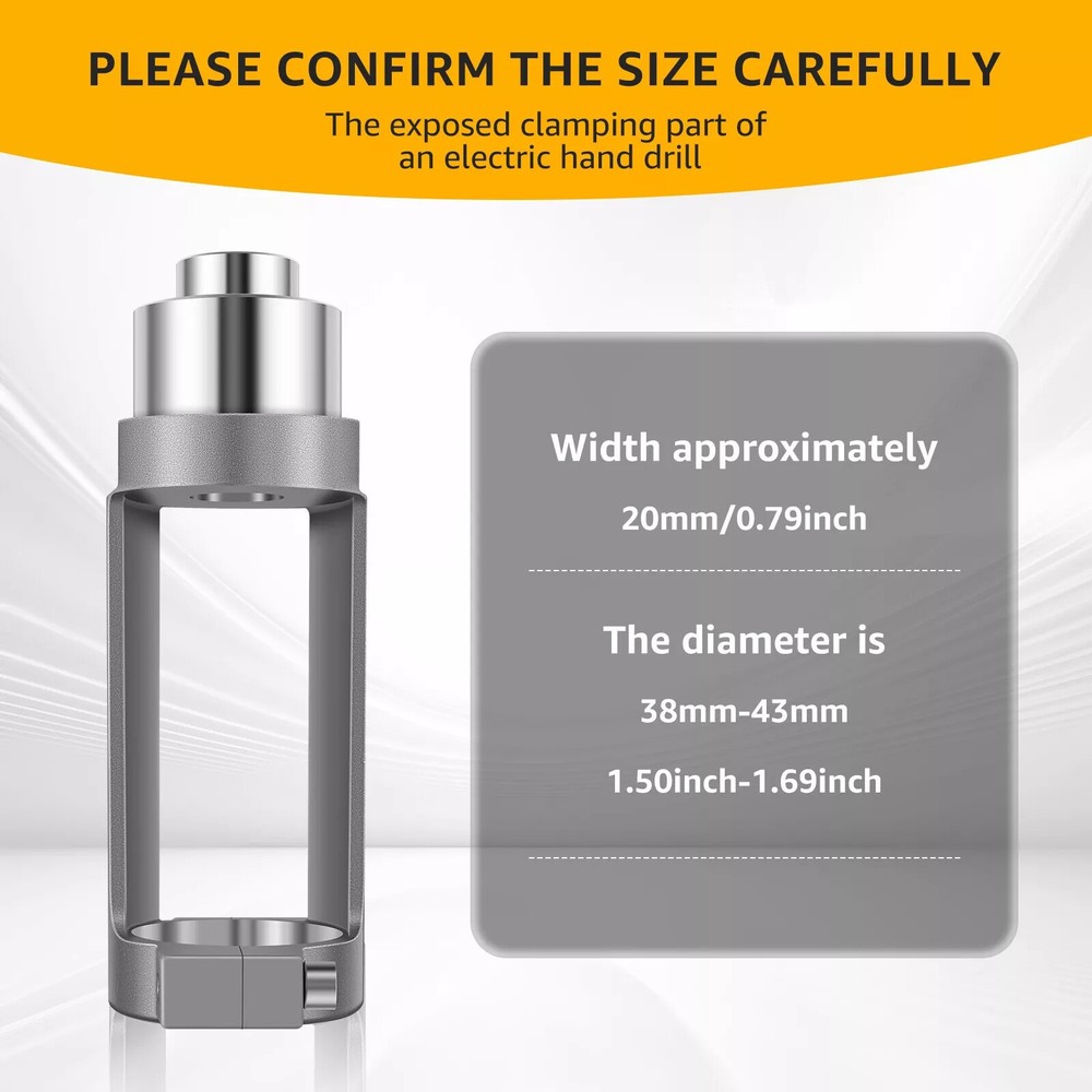 Professional Woodworking Tool 1PC Square Hole Drill Bit Adapter Electric US Part