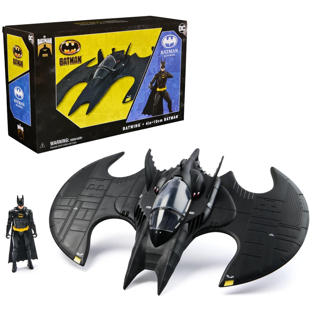 DC Comics Batman, Batwing and 4-inch Batman Figure Set, 1992 1, Multicolor