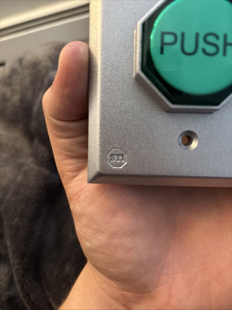 STI UB-1PN Universal Pneumatic Button - Great for door access control systems