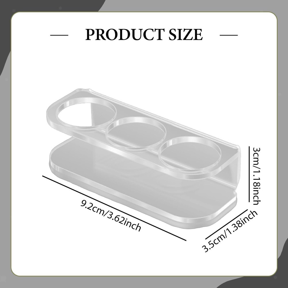 2x Insulin Storage Boxes Protector Stands Space Saving Acrylic Daily Use Bottle