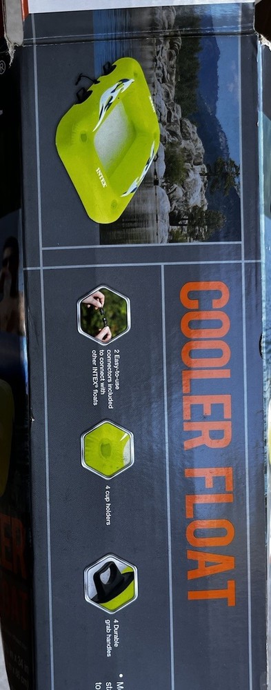 Brand New Intex Cooler Float Lake, Pool 48 Quart Lime Green New