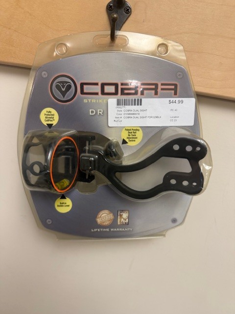 COBRA DUAL SIGHT FDR329BLK