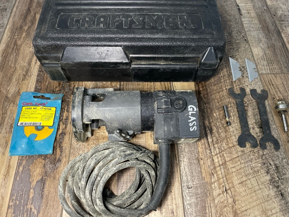 Craftsman Laminate Trimmer Router 3.8 Amp w/ Case Bits Wrenches