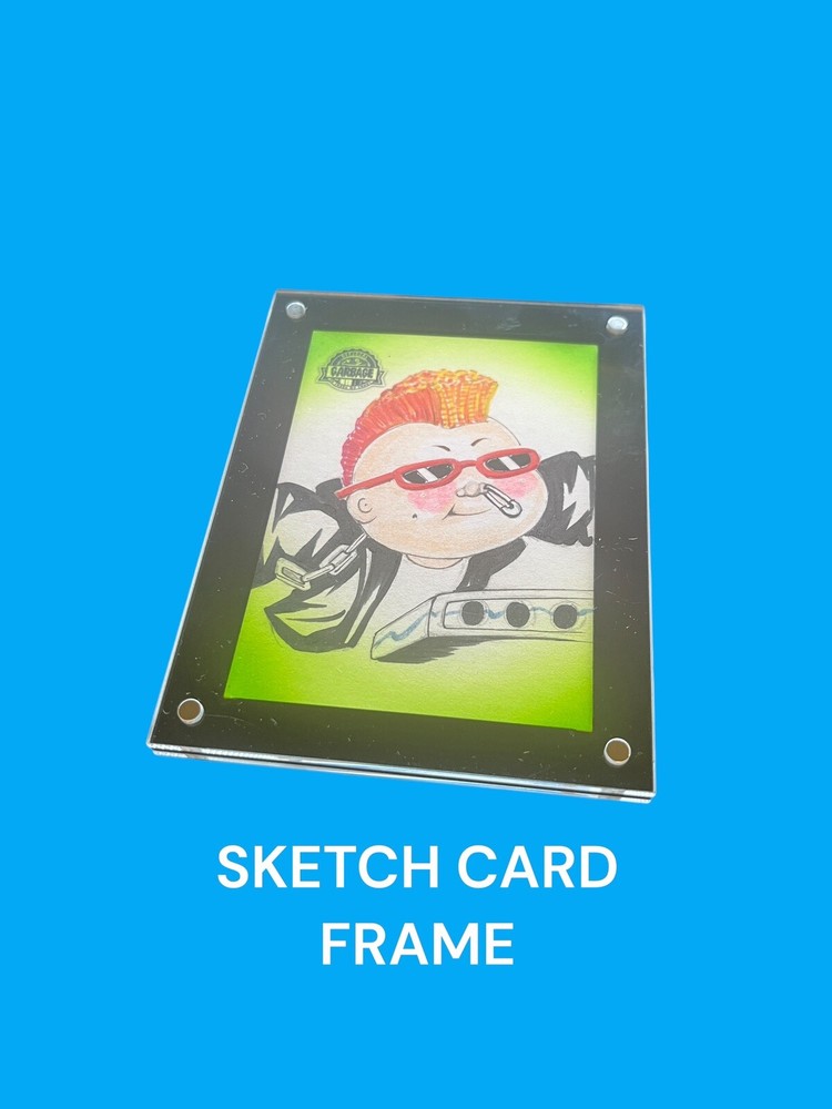 Single Card Black Magnetic Display Frame FOR Garbage Pail Kids GPK Sketch Card