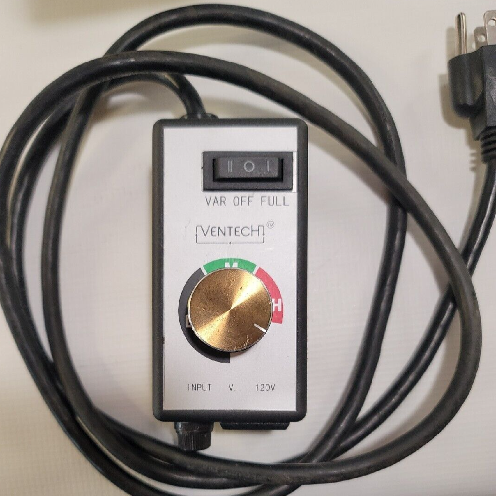 Ventech 190 CFM 6″ inch Inline Exhaust Blower Fan and Variable Speed Controller