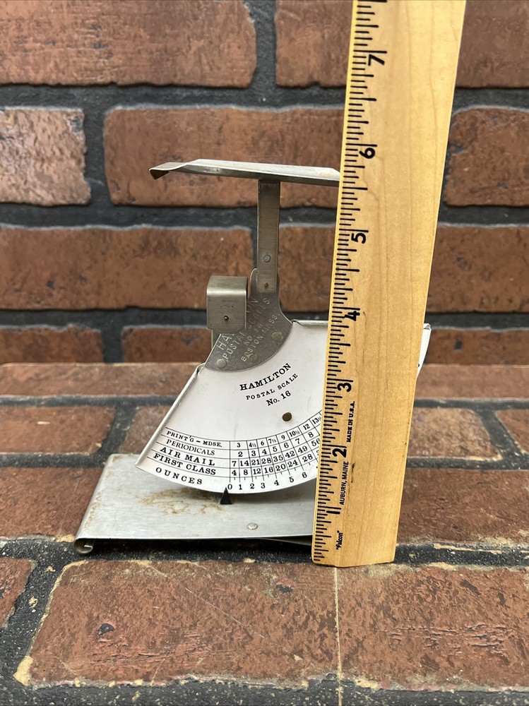 Vintage Hamilton Postal Scale No. 16 Oz. Scale