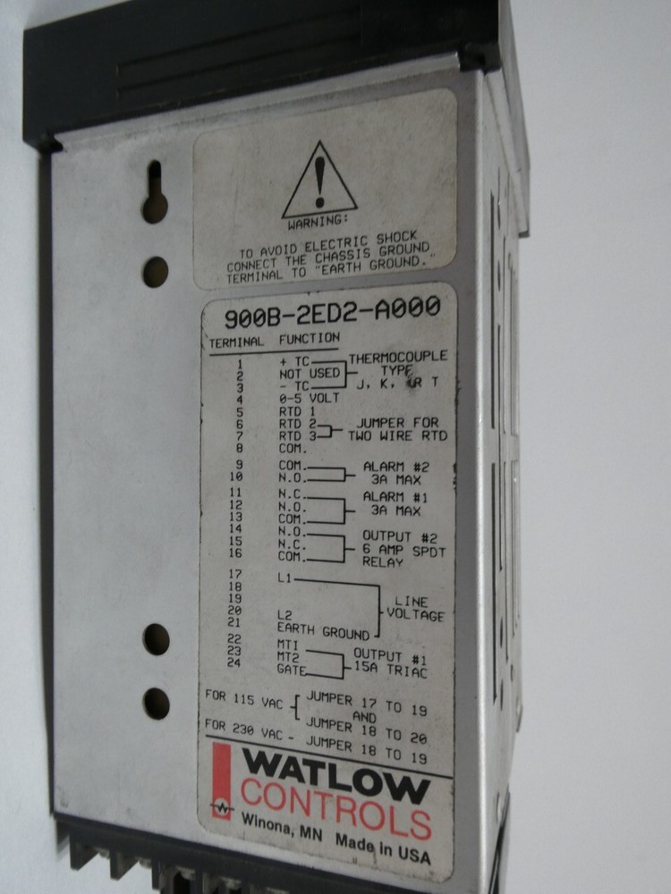 Watlow 900B-2ED2-A000 Temperature Controller 115/230v-ac