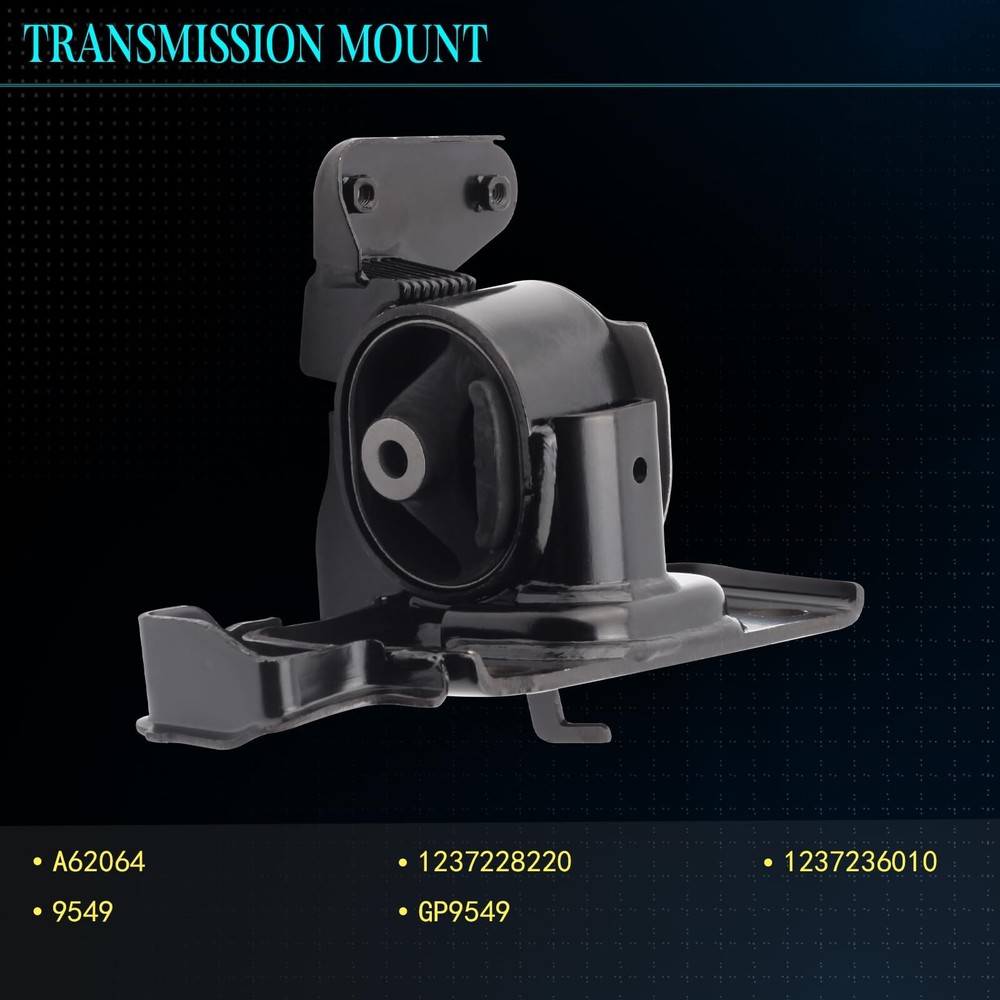 Engine Motor Mount & Trans Mount Compatible with 2009-2012 RAV4 2.5L FWD Repl...