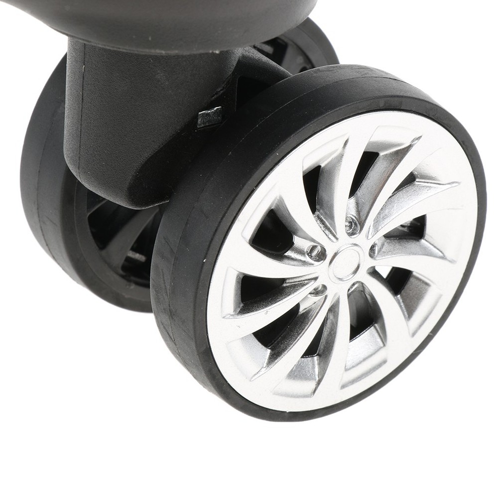 1 Pair Swivel Mute Suitcase Luggage Casters Replacement