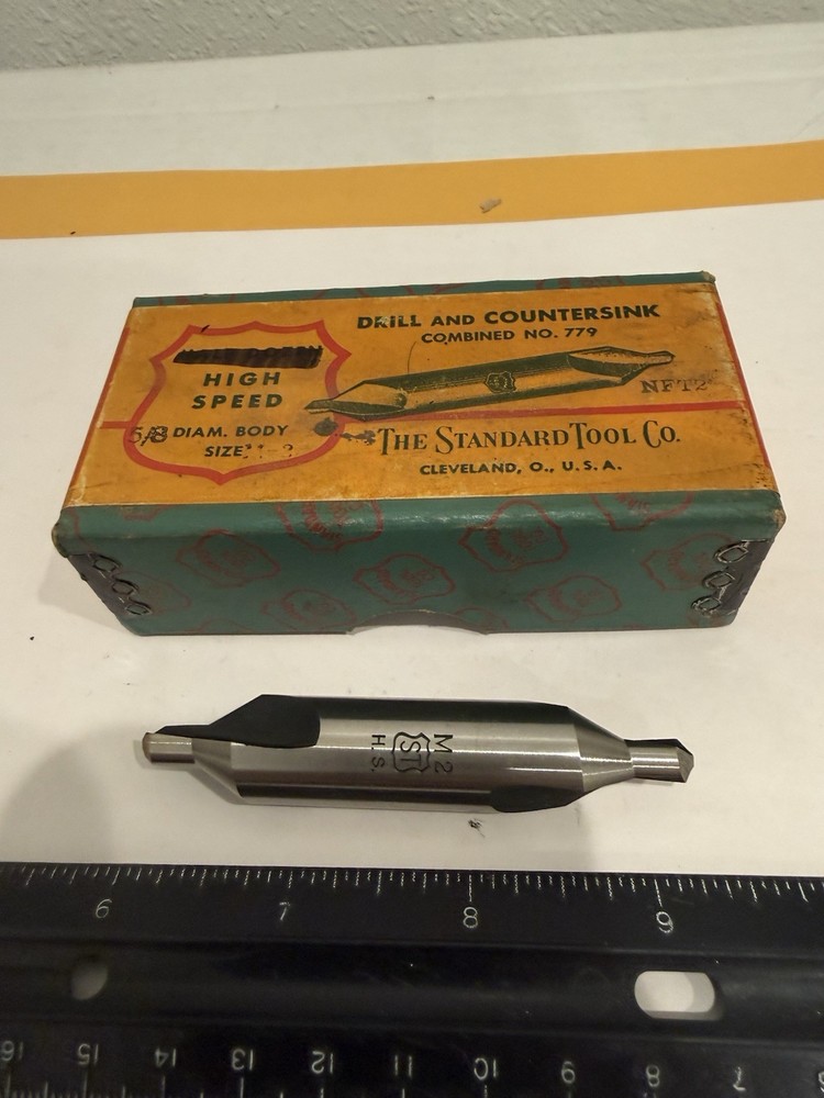 New Standard Tool 5/8” Diameter HSS Drill / Countersink