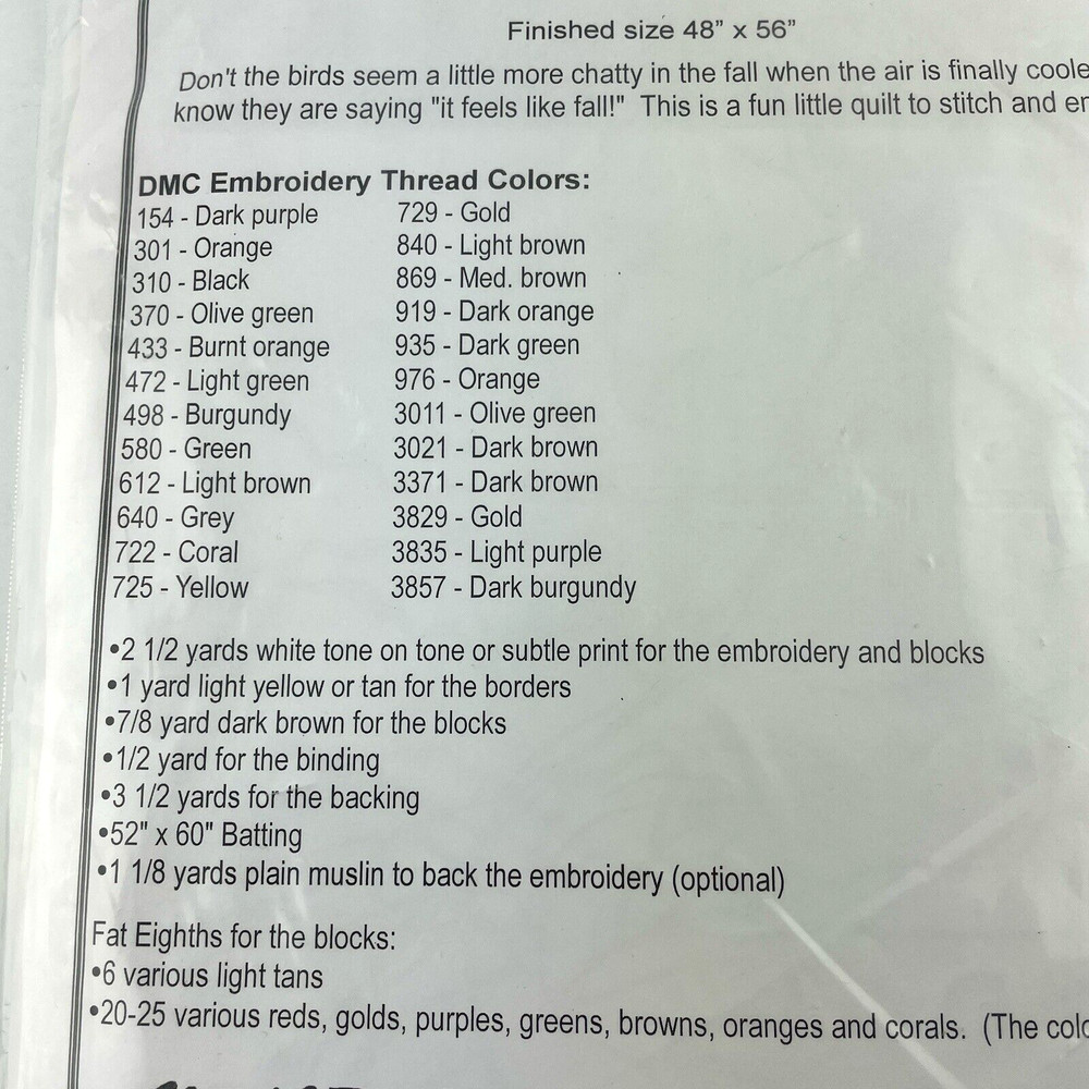 Jana Davidson Quilt PATTERN Feels Like Fall 060514