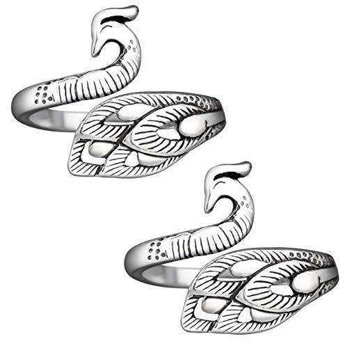 2 Pack Adjustable Knitting Loop Crochet Loops Yarn Guide Finger Holder Ring