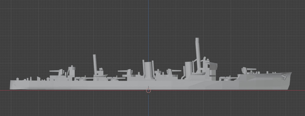 1:1800 IJN Minikaze class Destroyer