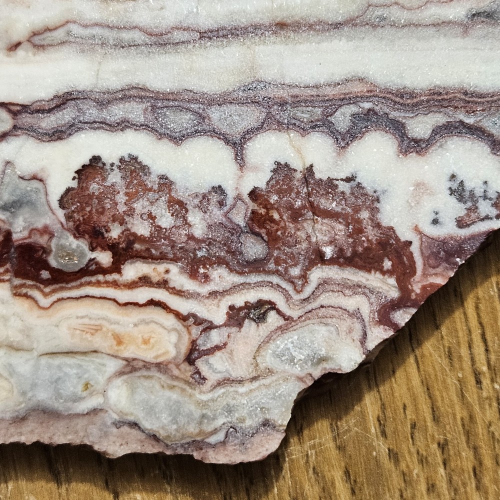 Strawberry Onyx Lapidary Slabs 287 Grams