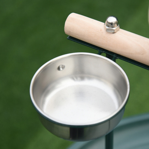 NEW✨Rolling T-Bracket Bird Training Activity Playground With Perch