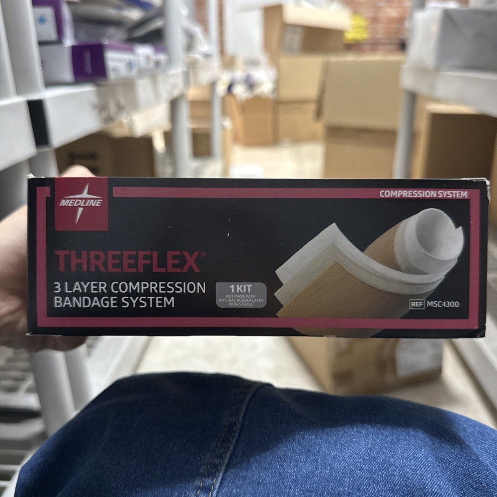 Medline ThreeFlex 3-Layer Compression Bandage System