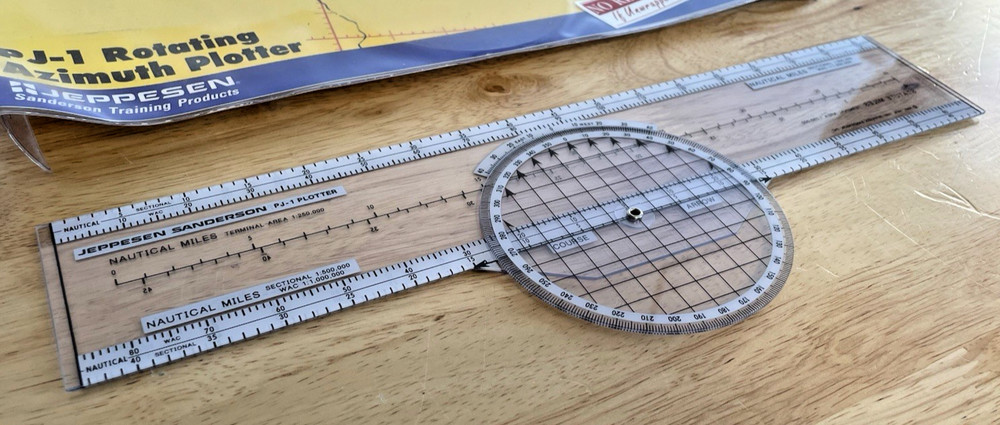 Jeppesen PJ-1 Rotating Azimuth Plotter JE526501