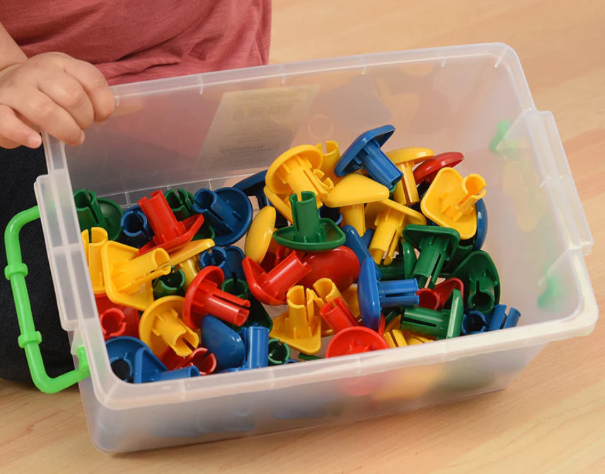 STEM Mega Pegboard Set, 100 Jumbo Pegs w/ Stand , Sorting, Patterns, Fine Motor