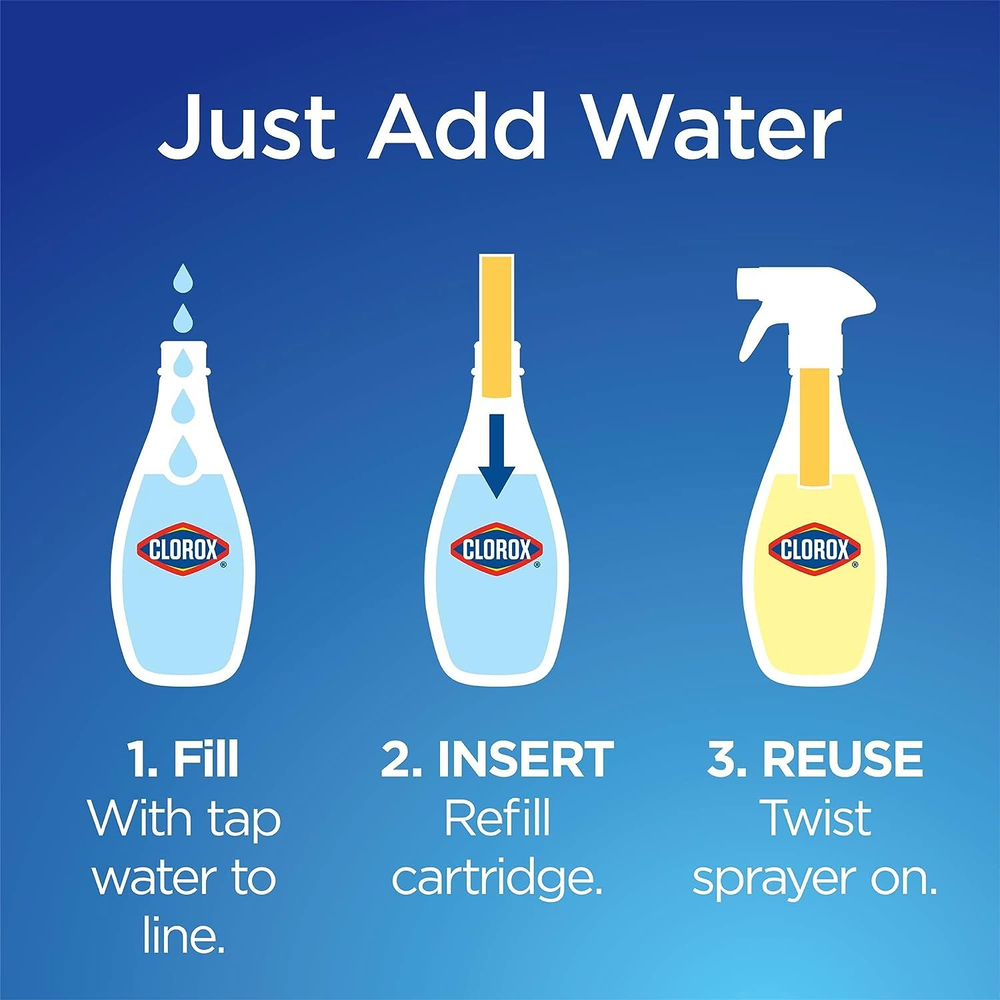 Clorox Multi-Purpose Cleaning Refill Cartridge for Multi-Purpose (2 Packs)
