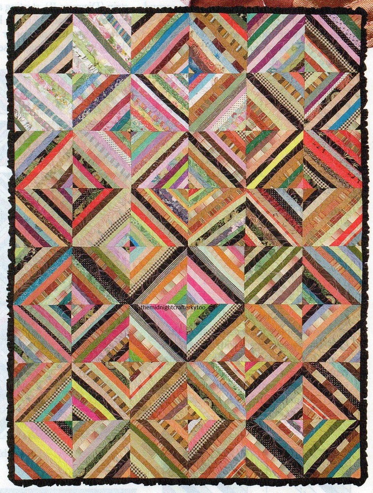 Symphony In Silk Quilt Pattern Pieced BH