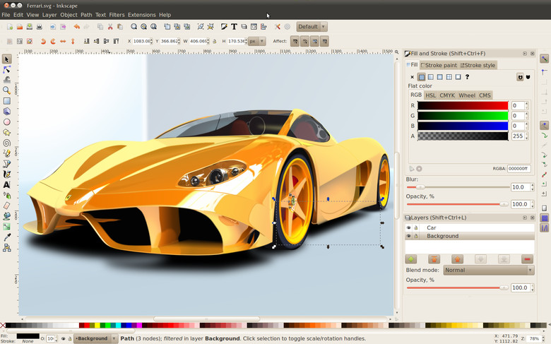 Inkscape Pro Illustrator - Vector Graphic Design Software for Windows USB or DVD