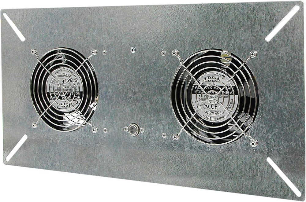V2D Underaire Crawlspace Ventilator Fan Moisture Mold Reducing,220 Cfm,Silver