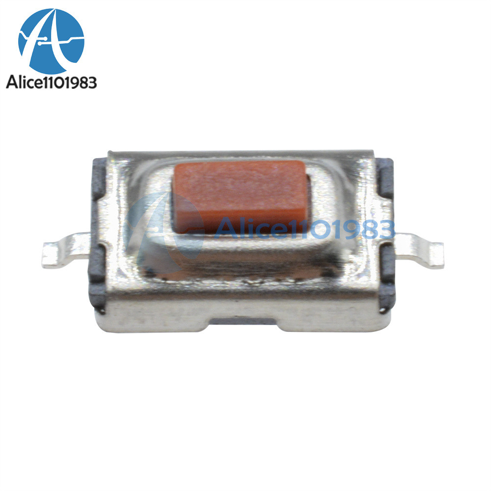 100pcs 3X6X2.5mm Tactile Push Button Switch Tact Switch Micro Switch 2 Pin SMD A