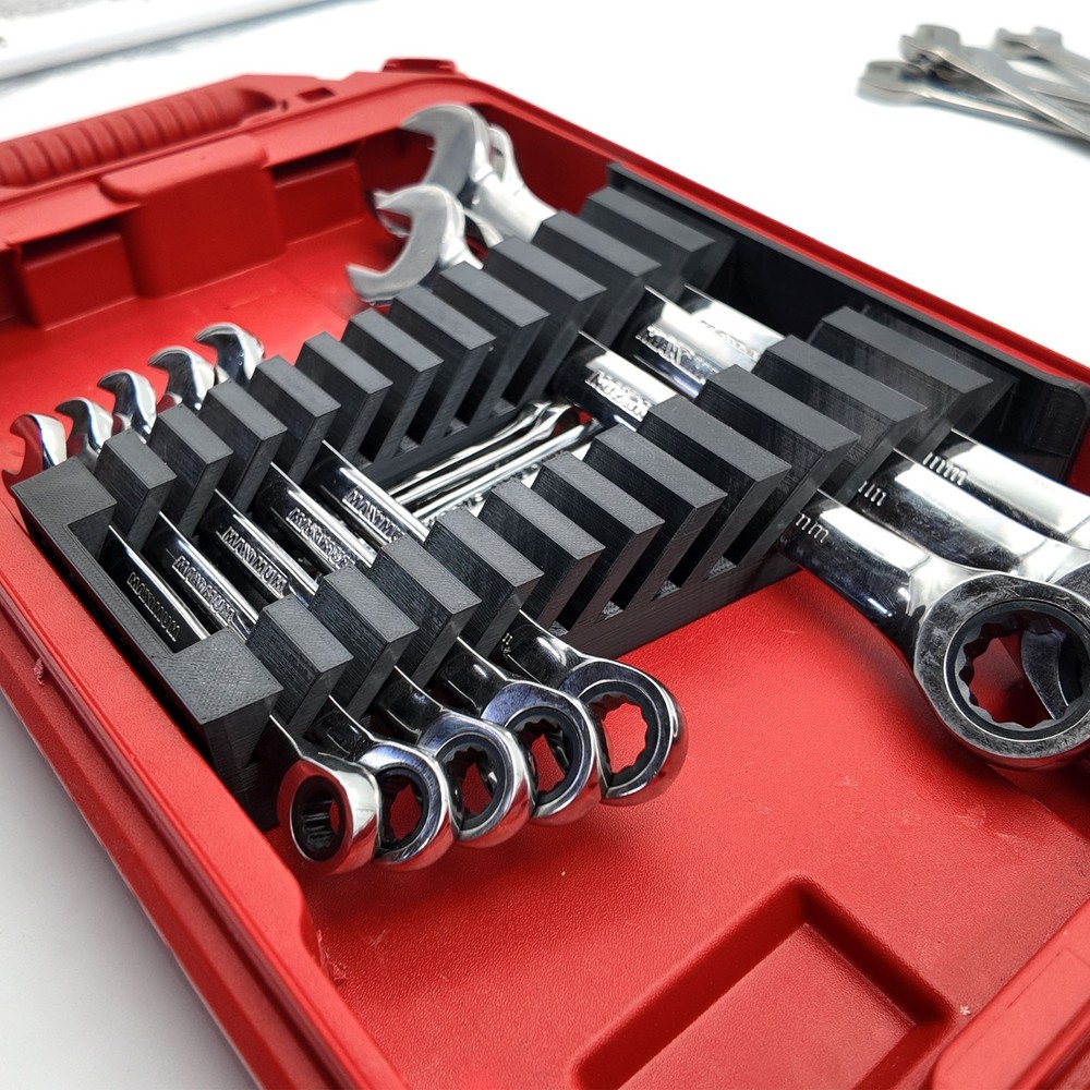 Wrench Organizer for Milwaukee Compact Packout Insert