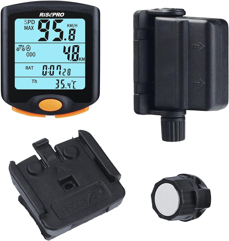 Bike Computer, RISEPRO® Wireless Bicycle Speedometer Bike Odometer Cycling Multi