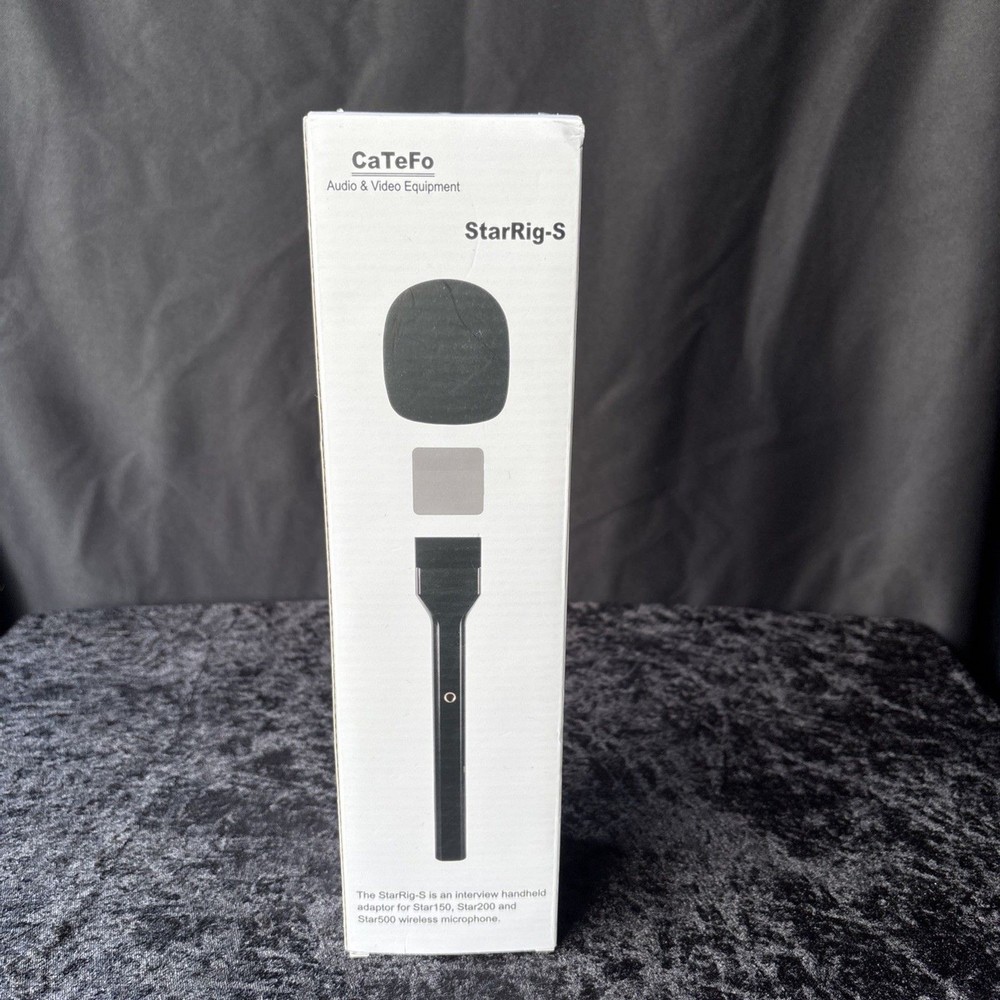 CateFo Starring-S Microphone Interview GO Handheld Adapter w Foam for Wireless