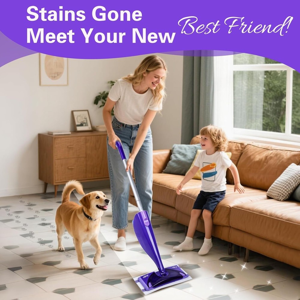Convenient Disposable Mop Pads, 100 Pack