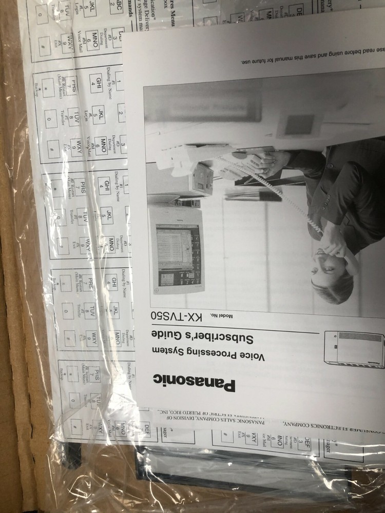 New open box Panasonic KX-TVS50 Voice Processing system