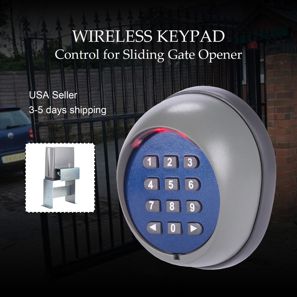 CO-Z Wireless keypad Remote Operator Panel for Sliding Gate Opener Home Security