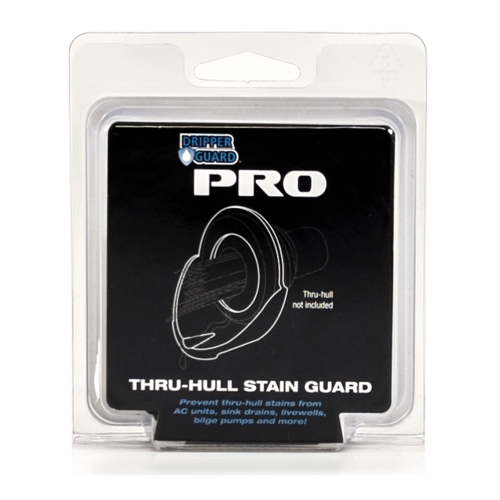 Dripper Guard PRO Boat Thru-Hull Stain Protector White, 3/4" (PRO34W)