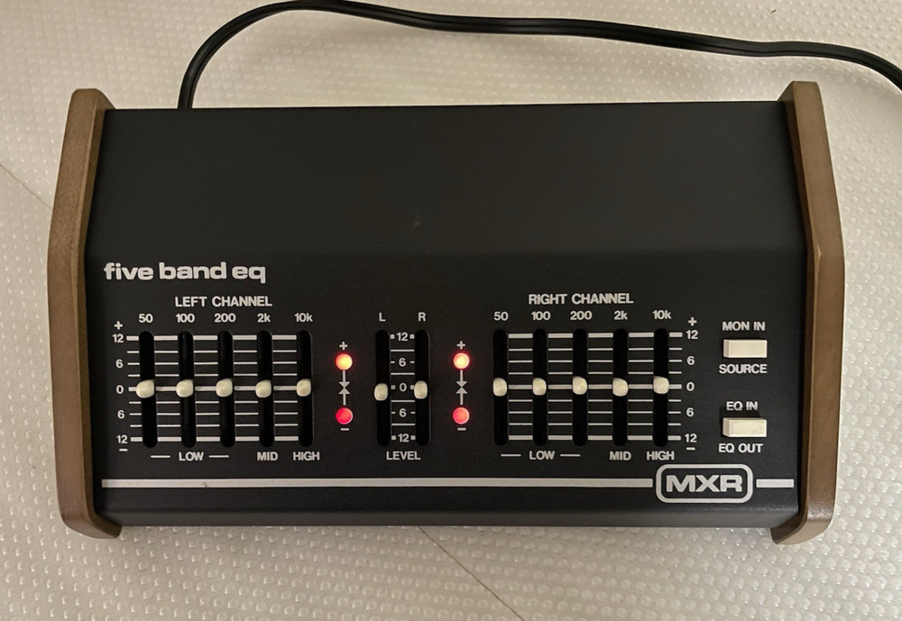 MXR Model 153 5-Band Stereo Graphic Equalizer 1970s W/Box ***AS IS***UNTESTED***
