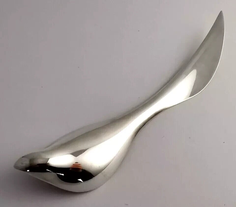 Georg Jensen Solid SIlver Wagtail Letter Opener Designed Alan Scharff - No.485.